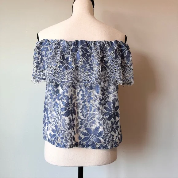 Code Mode | Off-Shoulder Lace Top - Picture 2 of 11